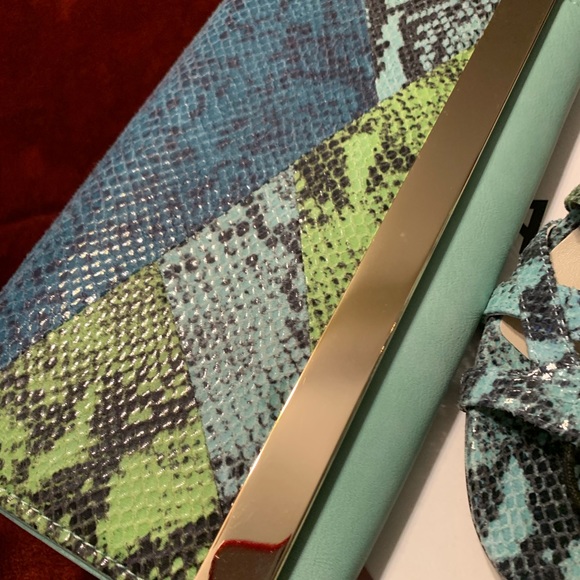 Aldo Python Heels & Matching Clutch - Picture 3 of 6